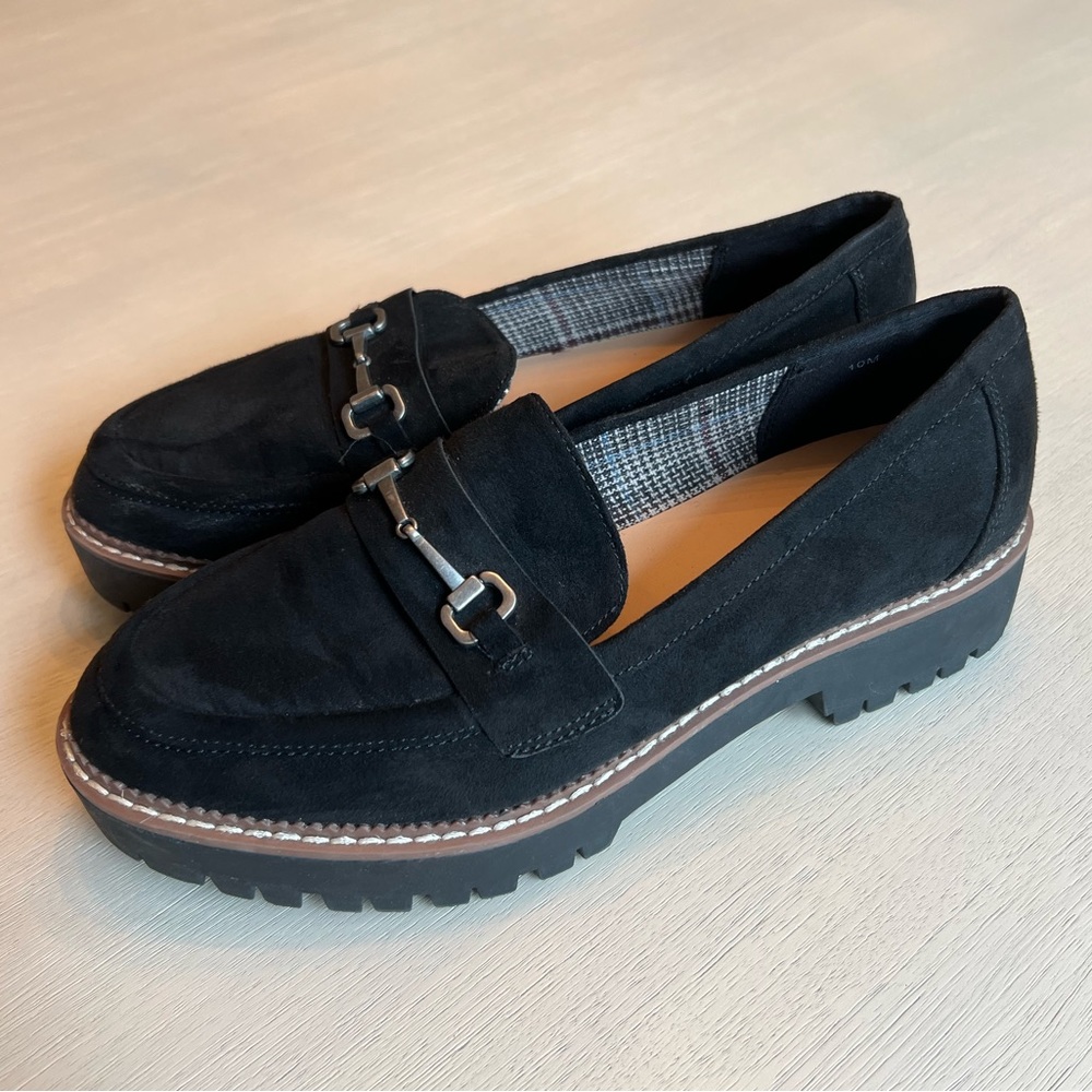 Jellypop Mario Black Loafers Size 10